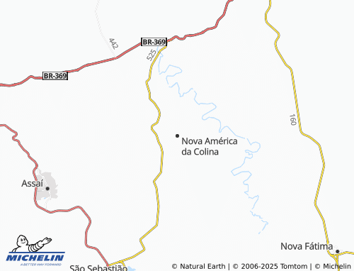 MICHELIN-Landkarte Nova América da Colina - ViaMichelin
