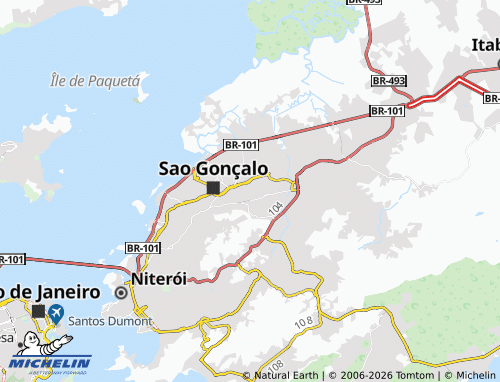 Mapa MICHELIN Galo Branco - ViaMichelin