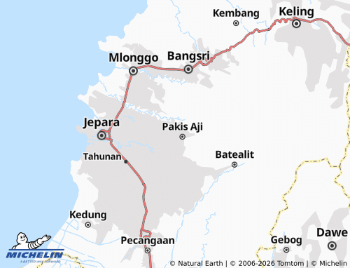 MICHELIN-Landkarte Lebak - ViaMichelin