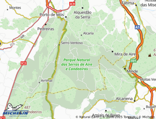 Mapa MICHELIN Casal das Correias - ViaMichelin