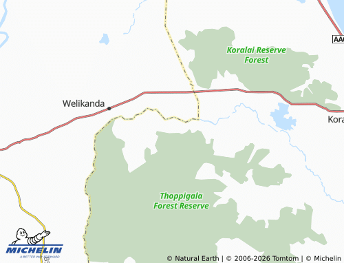 MICHELIN Uthuchchenai map - ViaMichelin