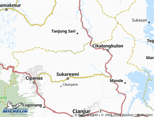MICHELIN Sukamahi map - ViaMichelin