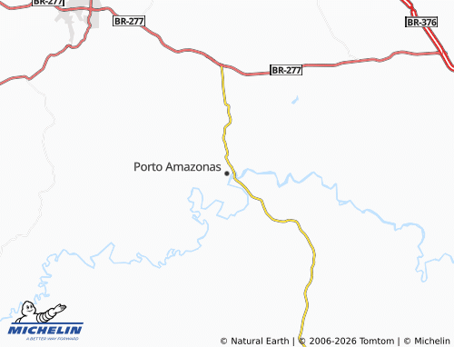 Carte MICHELIN Porto Amazonas - ViaMichelin