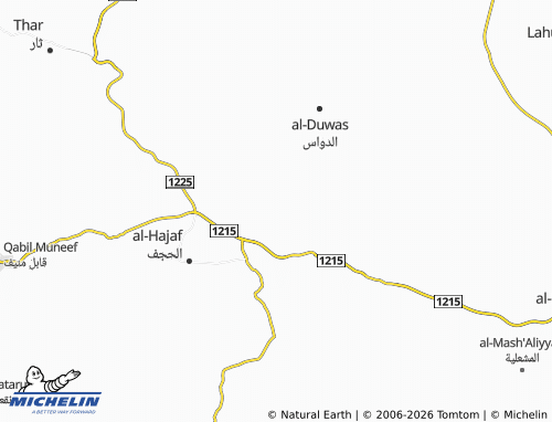 MICHELIN-Landkarte Hamoud al-Shamal - ViaMichelin