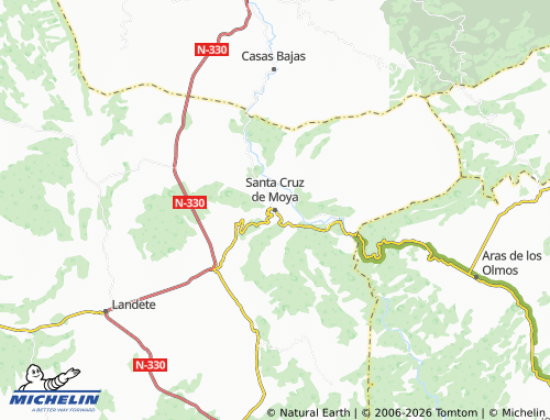 MICHELIN Santa Cruz de Moya map - ViaMichelin