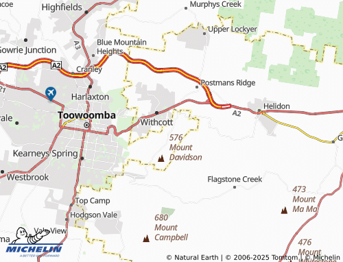 MICHELIN Blanchview map - ViaMichelin