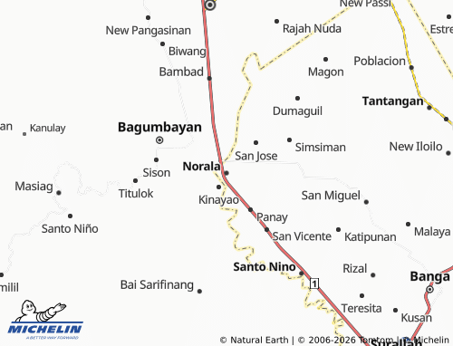 Mappa MICHELIN Norala - ViaMichelin
