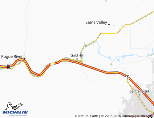 Mappa MICHELIN Gold Hill - ViaMichelin