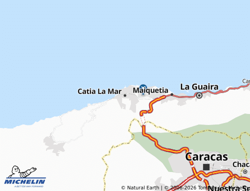 MICHELIN Catia La Mar map - ViaMichelin
