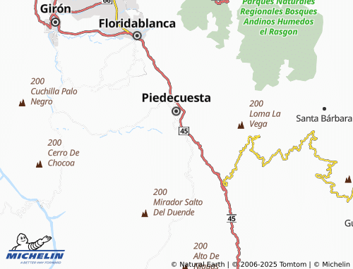 MICHELIN Los Colorados map - ViaMichelin