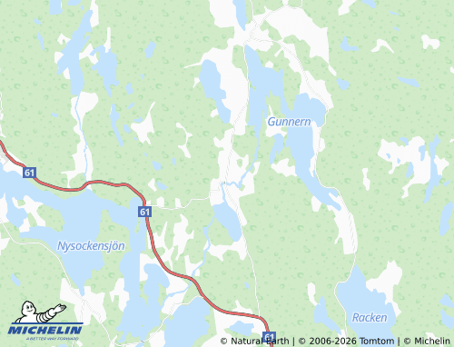 Carte MICHELIN Blakstadsfors - ViaMichelin