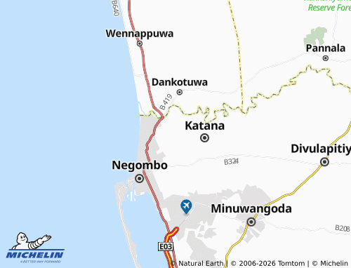 Mappa MICHELIN Ethgala - ViaMichelin