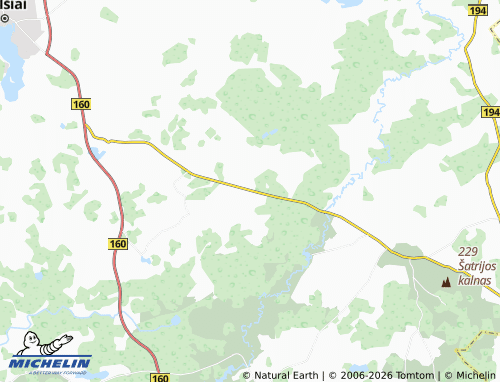 Mappa MICHELIN Rūdupiai - ViaMichelin