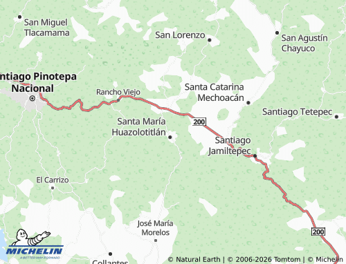 MICHELIN Nucahua map - ViaMichelin