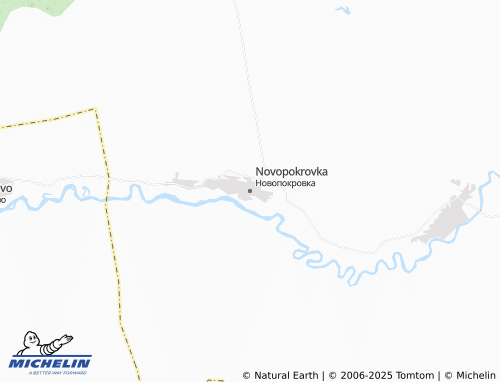 MICHELIN Novopokrovka map - ViaMichelin