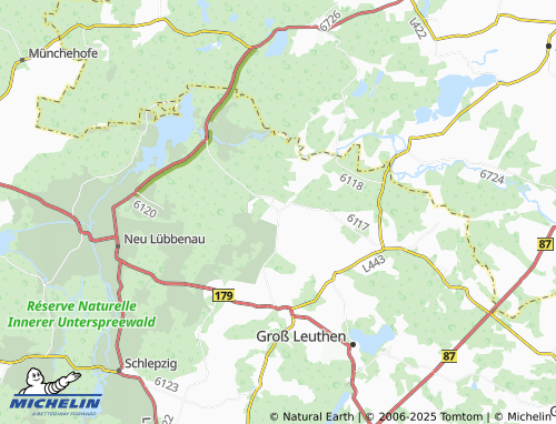 MICHELIN Pretschen map - ViaMichelin