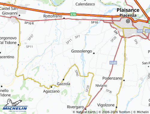 MICHELIN Casaliggio map - ViaMichelin