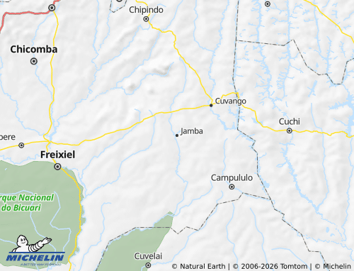 MICHELIN Jamba map - ViaMichelin