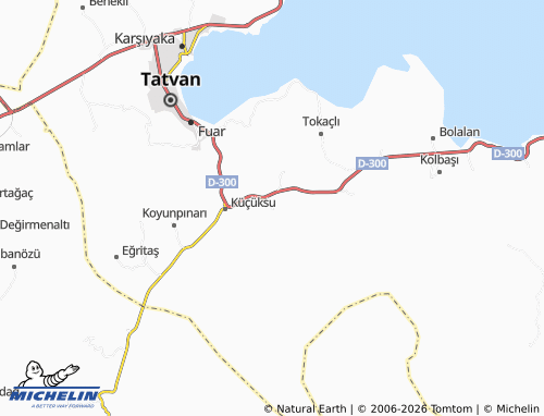 Kaart MICHELIN Yoncabaşı - ViaMichelin