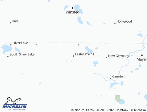 Carte MICHELIN Lester Prairie - ViaMichelin