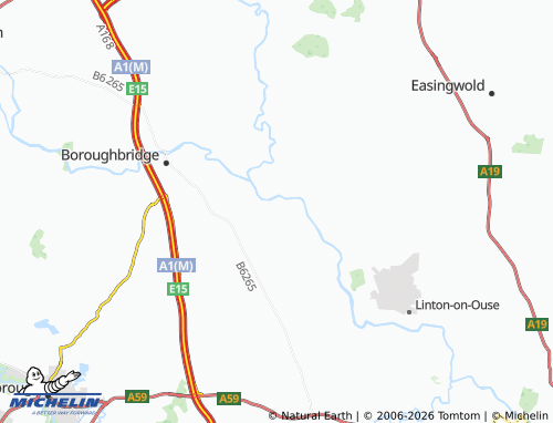 Carte MICHELIN Lower Dunsforth - ViaMichelin