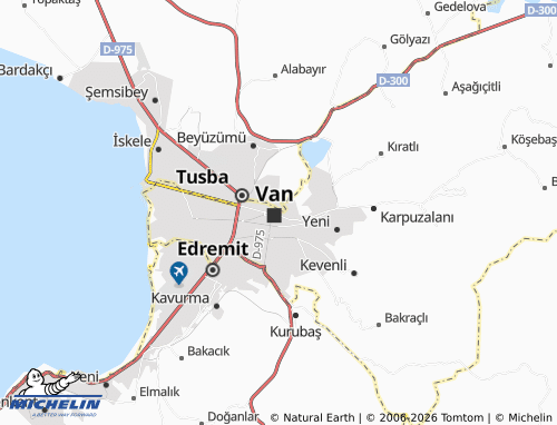 Mappa MICHELIN Vali Mithat Bey - ViaMichelin