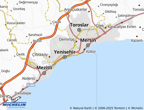MICHELIN İnönü map - ViaMichelin