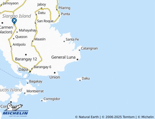 MICHELIN General Luna map - ViaMichelin