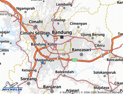 MICHELIN-Landkarte Burangrang - ViaMichelin