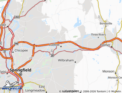 Mappa MICHELIN Ludlow - ViaMichelin