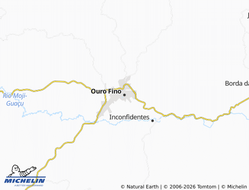Mappa MICHELIN Ouro Fino - ViaMichelin