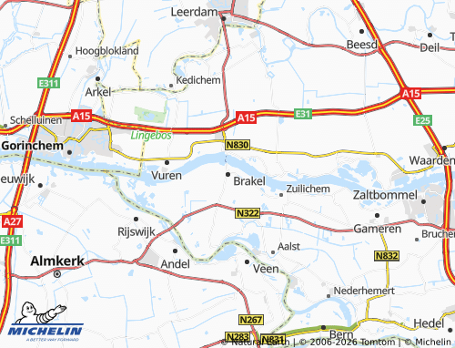 Mapa MICHELIN Brakel - ViaMichelin
