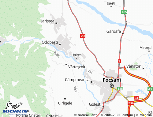 MICHELIN Unirea map - ViaMichelin