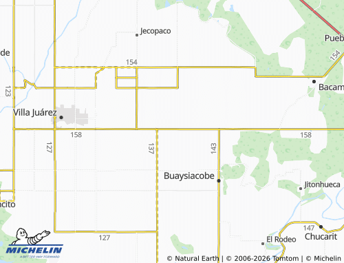 MICHELIN Agua Blanca map - ViaMichelin