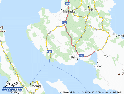 Kaart MICHELIN Vrh - ViaMichelin