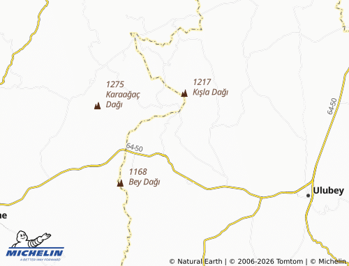Mappa MICHELIN Gümüşkol - ViaMichelin