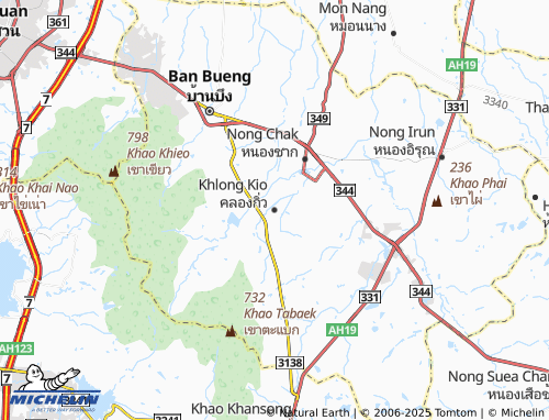 MICHELIN-Landkarte Khlong Kio - ViaMichelin