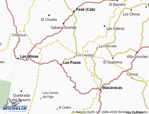 Mapa MICHELIN Los Cerritos - ViaMichelin