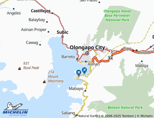 MICHELIN Barreto map - ViaMichelin