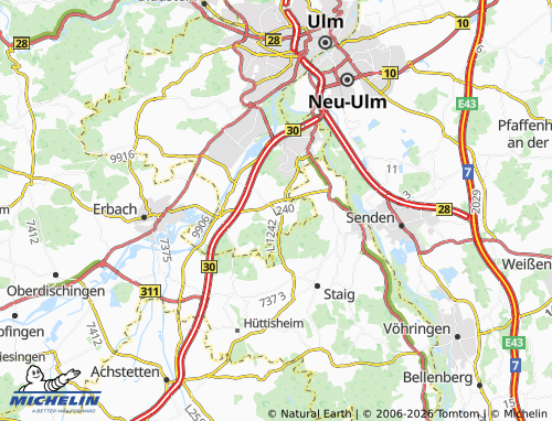 Mapa MICHELIN Unterweiler - ViaMichelin