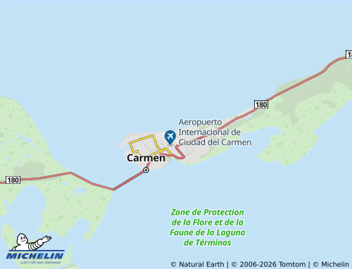 MICHELIN Ampliación San Nicolás map - ViaMichelin