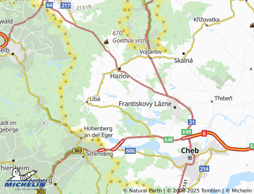 Carte MICHELIN Ostroh - ViaMichelin