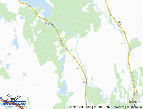 MICHELIN Hissjön map - ViaMichelin