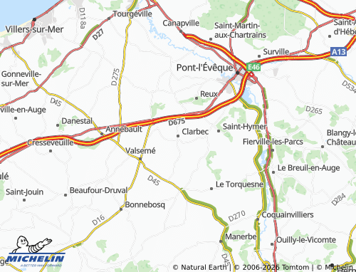 Mappa MICHELIN Clarbec - ViaMichelin