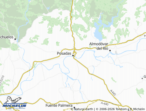 Mappa MICHELIN Posadas - ViaMichelin
