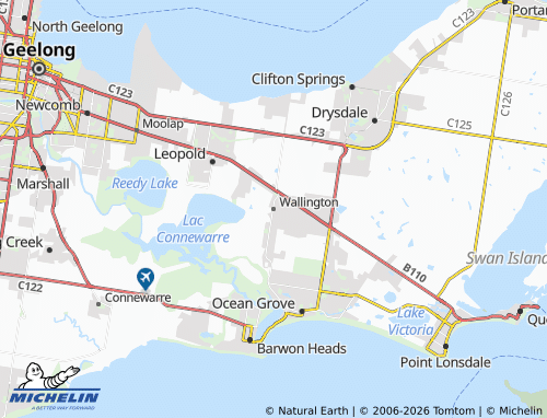 Mapa MICHELIN Wallington - ViaMichelin