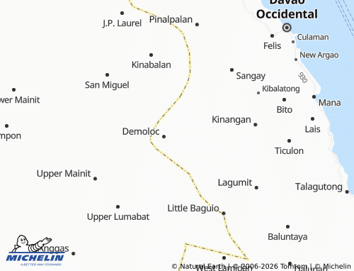 MICHELIN Pangaleon map - ViaMichelin