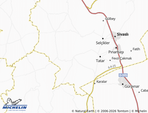 Mappa MICHELIN Yayalar - ViaMichelin