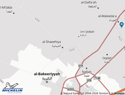 MICHELIN-Landkarte al-Shaeehiya - ViaMichelin