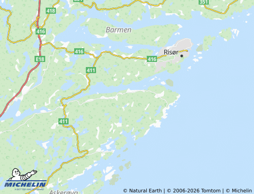 MICHELIN Sandnes map - ViaMichelin
